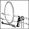 Montage Satelliten-Antenne